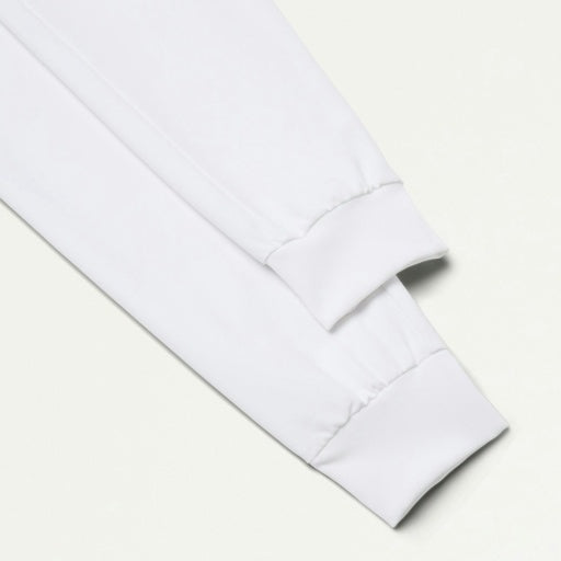 ULTRAlast W120002 Women's Silex Slim Knit-Waist Scrub Joggers White