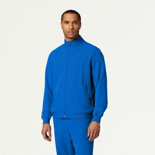 ULTRAlast M60001 Men's Wolfe 6-Pocket Scrub Jacket Royal Blue