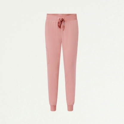 ULTRAlast W20003 Women's Silex Slim Knit-Waist Scrub Joggers Mauve