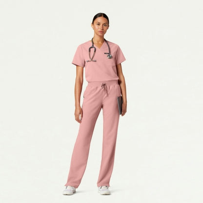 ULTRAlast W20001 Women's Xenos Knit-Waist Scrub Pants Mauve