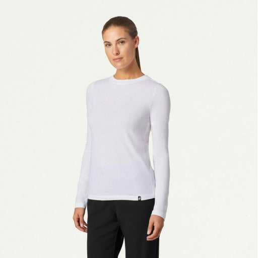 Regenerative Organic Certified® Cotton W30002U Women's Regenx Cotton Underscrub White