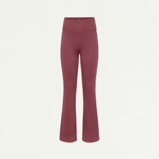 ULTRAsoft W40006 Women's Lina Yoga Flare Scrub Pants Rosewood