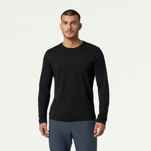 Regenerative Organic Certified® Cotton M30002U Men's Regenx Cotton Underscrub Black
