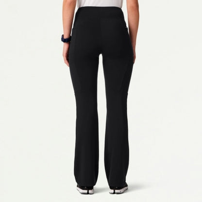 ULTRAsoft W40005 Women's Perri Yoga Scrub Pants Black