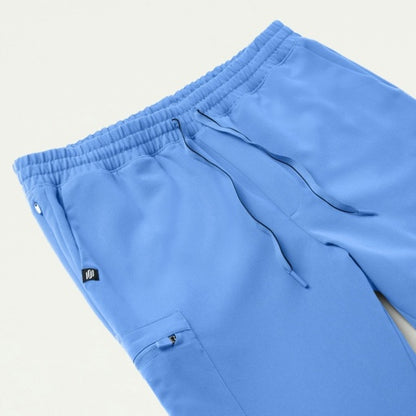 ULTRAlast M20002 Men's Osmo 8-Pocket Scrub Joggers Ceil Blue