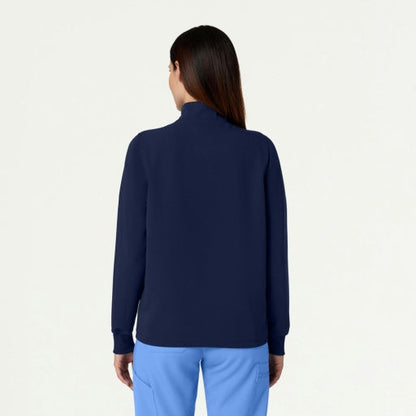 ULTRAlast W60001 Women's Ceri 6-Pocket Scrub Jacket Midnight Navy