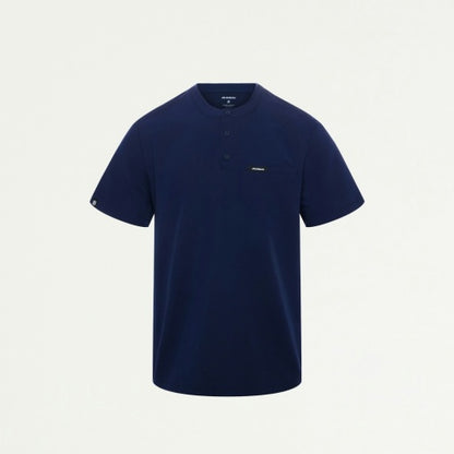 ULTRAlast M10003 Men's Reeve Henley Scrub Top Midnight Navy