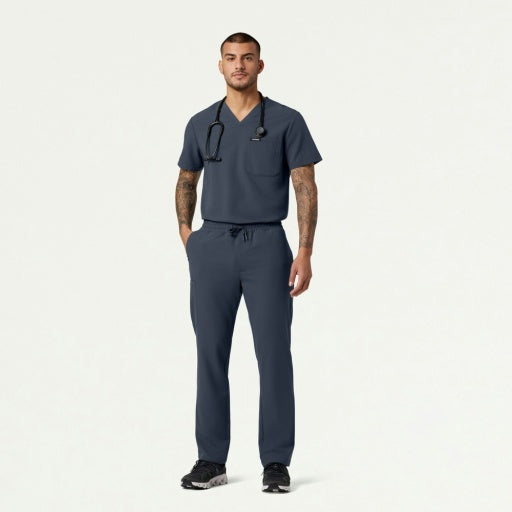 ULTRAlast M20001 Men's Rhodes Straight-Leg Scrub Pants Carbon Gray