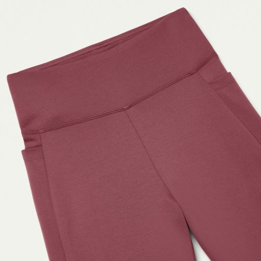 ULTRAsoft W40006 Women's Lina Yoga Flare Scrub Pants Rosewood
