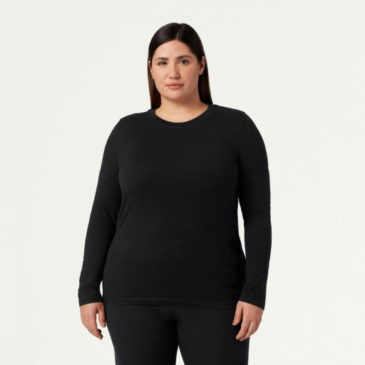 Regenerative Organic Certified® Cotton W30002U Women's Regenx Cotton Underscrub Black