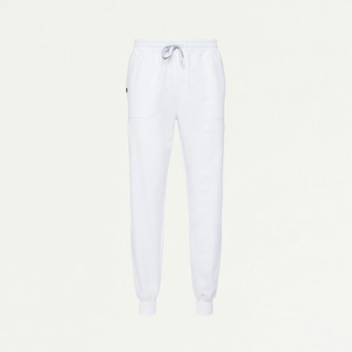 ULTRAlast M120001 Men's Osmo 8-Pocket Cargo Scrub Joggers White