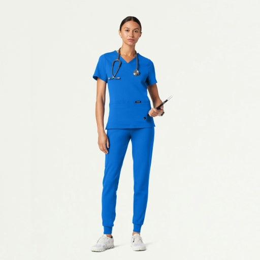ULTRAsoft W40001 Women's Rubi Slim Scrub Joggers Royal Blue