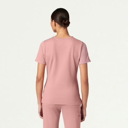ULTRAsoft W30003 Women's Cesi Slim Scrub Top Mauve