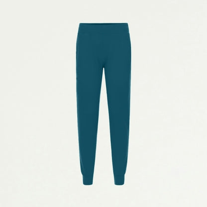 ULTRAsoft W40001 Women's Rubi Slim Scrub Joggers Caribbean Blue