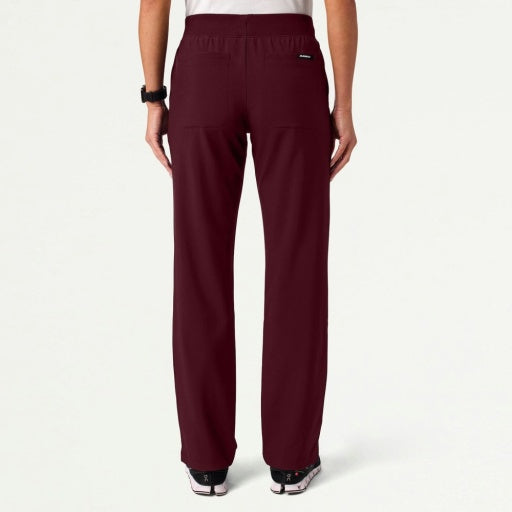 ULTRAlite W20036 Women's Xenos 5-Pocket Classic Scrub Pants Burgundy