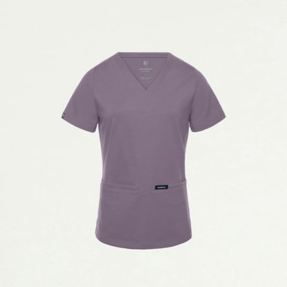 ULTRAsoft W30003 Women's Cesi Slim Scrub Top Titanium