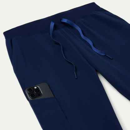 ULTRAlite W20037 Women's Silex 6-Pocket Slim Scrub Joggers Midnight Navy