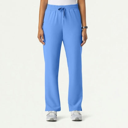 ULTRAlast W20004 Women's Kerr 365 High Waisted Scrub Pants Ceil Blue