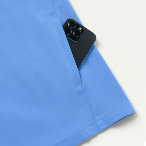 ULTRAlast M10002 Men's Platt 3-Pocket Scrub Top Ceil Blue