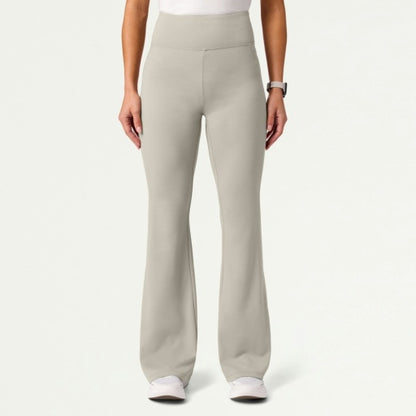 ULTRAsoft W40006 Women's Lina Yoga Flare Scrub Pants Fog