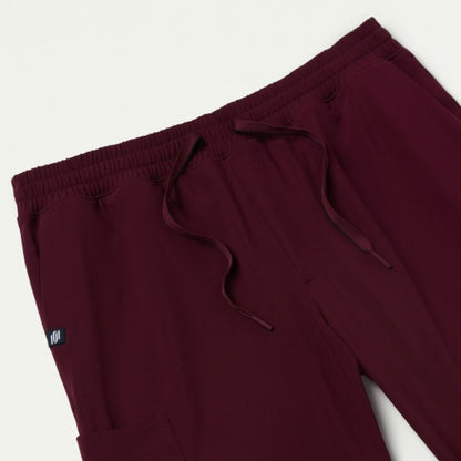 ULTRAlite M20004 Men's Powell Scrub Joggers Burgundy