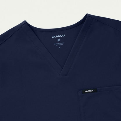 ULTRAlast M10001 Men's Holmes 1-Pocket Scrub Top Midnight Navy
