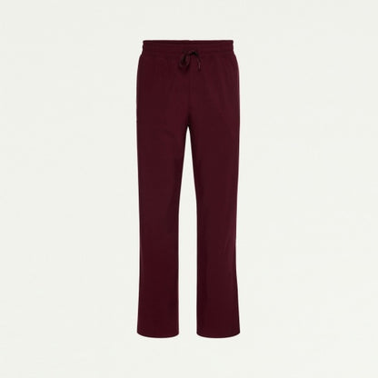 ULTRAlite M20016 Men's Rhodes Straight-Leg Scrub Pants Burgundy
