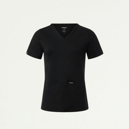 ULTRAsoft W30003 Women's Cesi Slim Scrub Top Black
