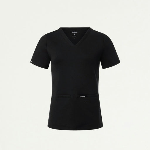 ULTRAsoft W30003 Women's Cesi Slim Scrub Top Black