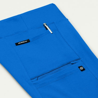 ULTRAsoft W40005 Women's Perri Yoga Scrub Pants Royal Blue