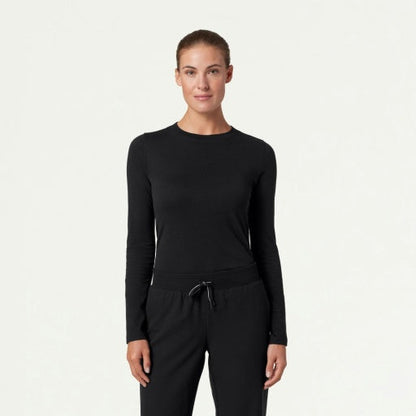 Regenerative Organic Certified® Cotton W30002U Women's Regenx Cotton Underscrub Black