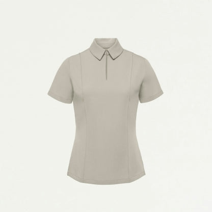 ULTRAlast W10035 Women's Carys Slim Modern Polo Scrub Top Fog