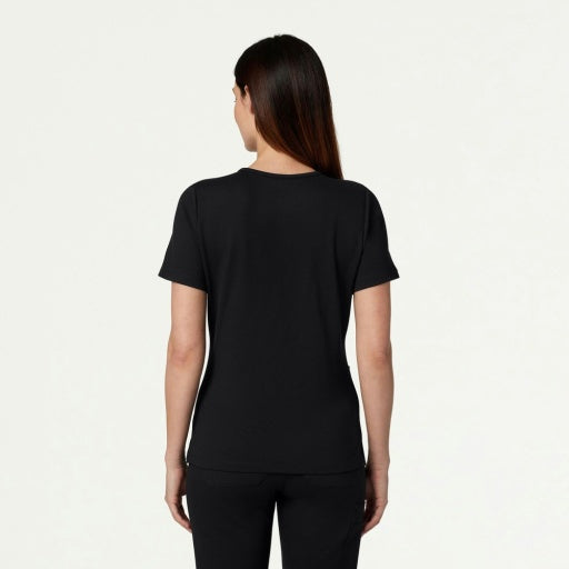 ULTRAsoft W30003 Women's Cesi Slim Scrub Top Black
