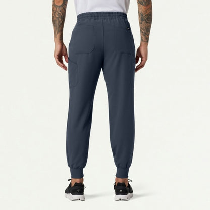 ULTRAlast M20002 Men's Osmo 8-Pocket Scrub Joggers Carbon Gray