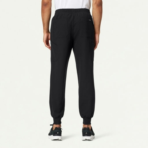 ULTRAlast M20002 Men's Osmo 8-Pocket Scrub Joggers Black