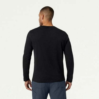 Regenerative Organic Certified® Cotton M30002U Men's Regenx Cotton Underscrub Black