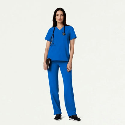 ULTRAlast W10001 Women's Rhena 1-Pocket Scrub Top Royal Blue