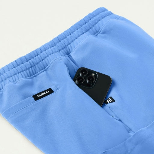 ULTRAlast M20001 Men's Rhodes Straight-Leg Scrub Pants Ceil Blue