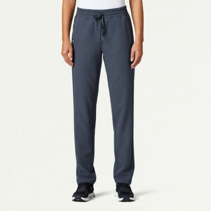 ULTRAlast W20008 Women's Effie Slim 6-Pocket Scrub Pants Carbon Gray