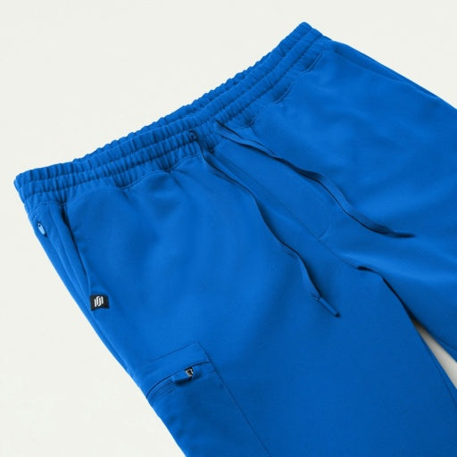 ULTRAlast M20002 Men's Osmo 8-Pocket Scrub Joggers Royal Blue