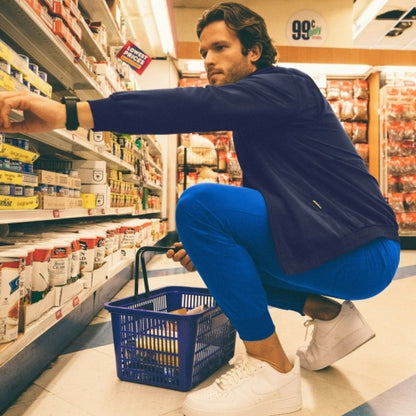 ULTRAlast M60001 Men's Wolfe 6-Pocket Scrub Jacket Midnight Navy