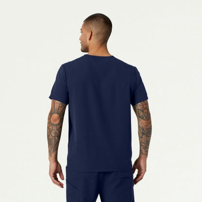 ULTRAlast M10002 Men's Platt 3-Pocket Scrub Top Midnight Navy