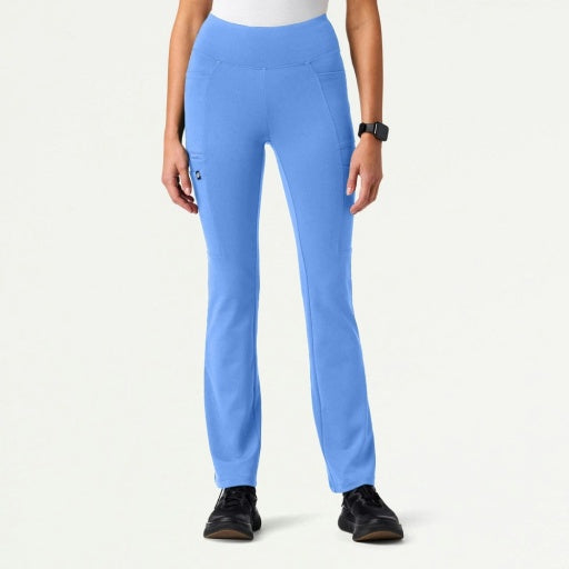 ULTRAsoft W40005 Women's Perri Yoga Scrub Pants Ceil Blue