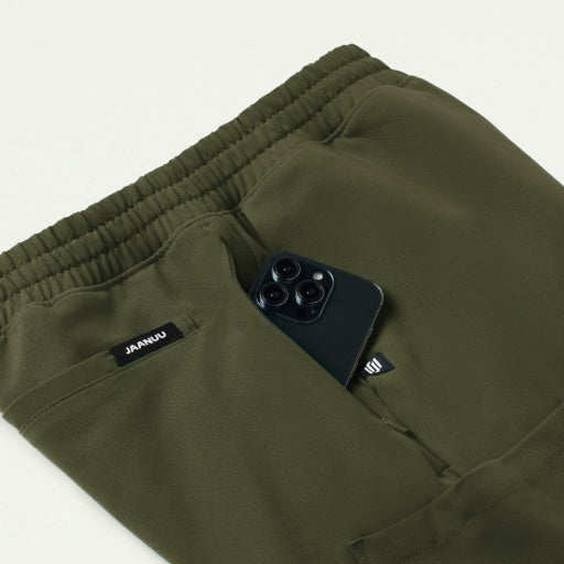 ULTRAlast M20001 Men's Rhodes Straight-Leg Scrub Pants Olive
