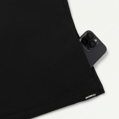 ULTRAlast W10009 Women's Carte Slim 2-Pocket Scrub Top Black