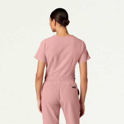 ULTRAlast W10001 Women's Rhena 1-Pocket Scrub Top Mauve
