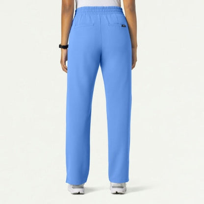 ULTRAlast W20004 Women's Kerr 365 High Waisted Scrub Pants Ceil Blue