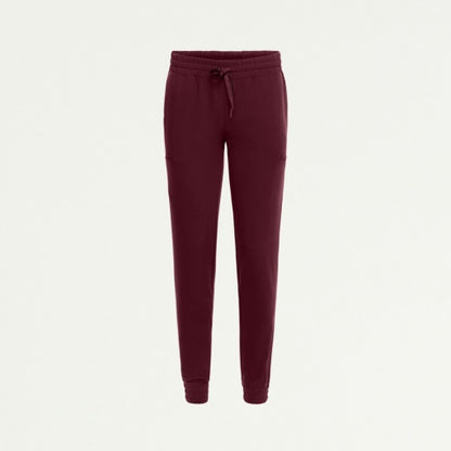 ULTRAlast W20009 Women's Jace Skinny On-The-Go Scrub Joggers Burgundy