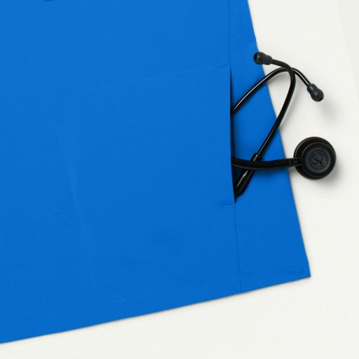 ULTRAlite M10013 Men's Bron 3-Pocket Scrub Top Royal Blue