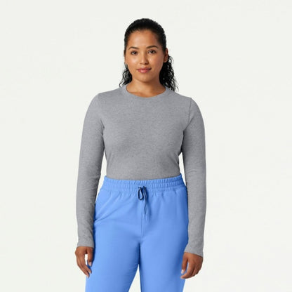 Regenerative Organic Certified® Cotton W30002U Women's Regenx Cotton Underscrub Heather Gray